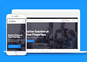 智能科技IT软件公司HTML5模板 - 友友资源