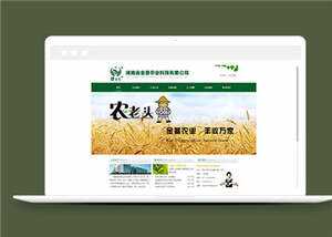 简洁农业科技企业源码模板下载 - 友友资源