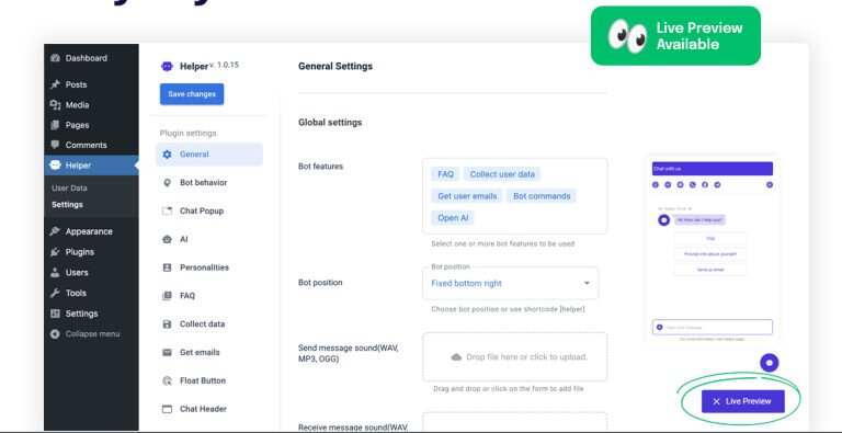 图片[3] - WordPress 插件 OpenAI 聊天机器人 – Helper助手破解版 1.0.18 - 友友资源