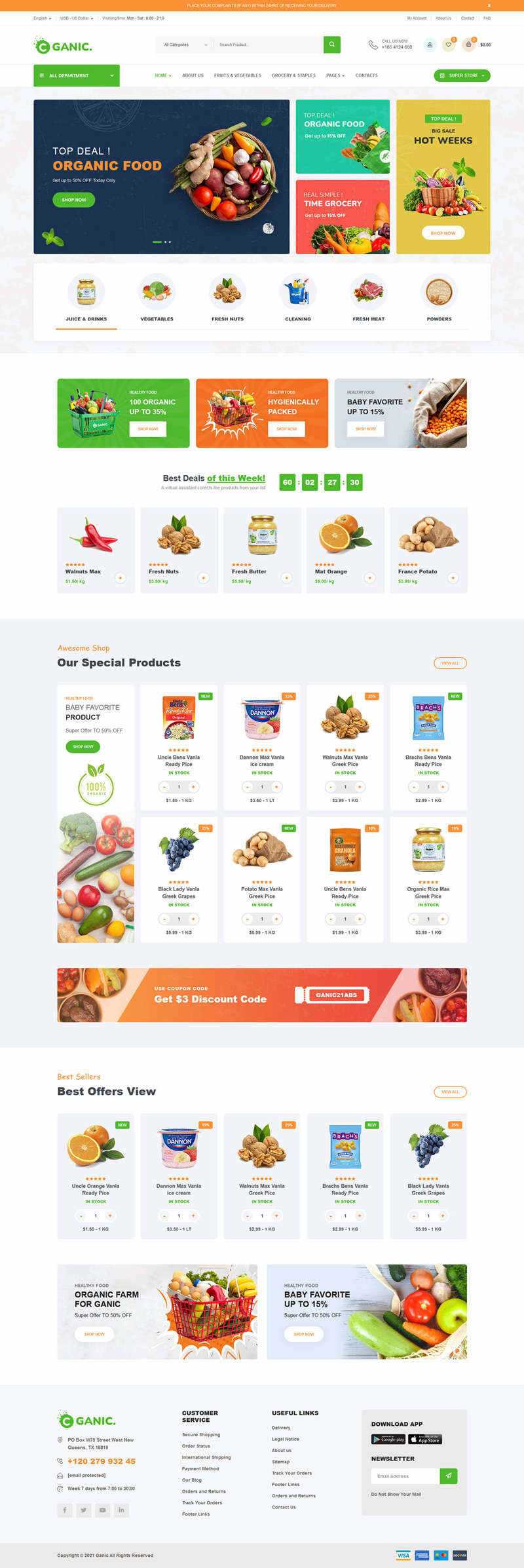 Bootstrap生鲜美食超市HTML5电商模板 - 友友资源