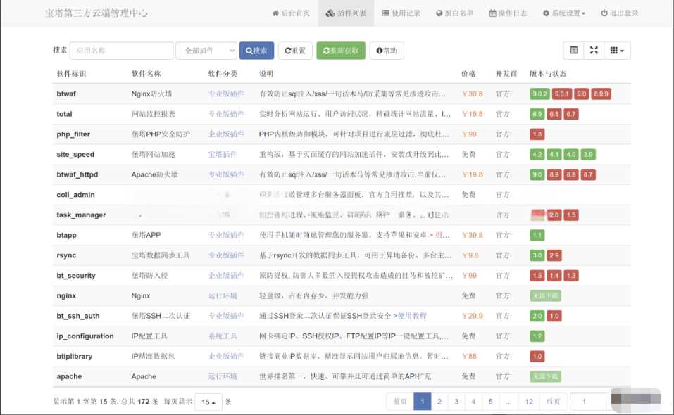 第三方宝塔面板 btcloud PHP源码 - 友友资源