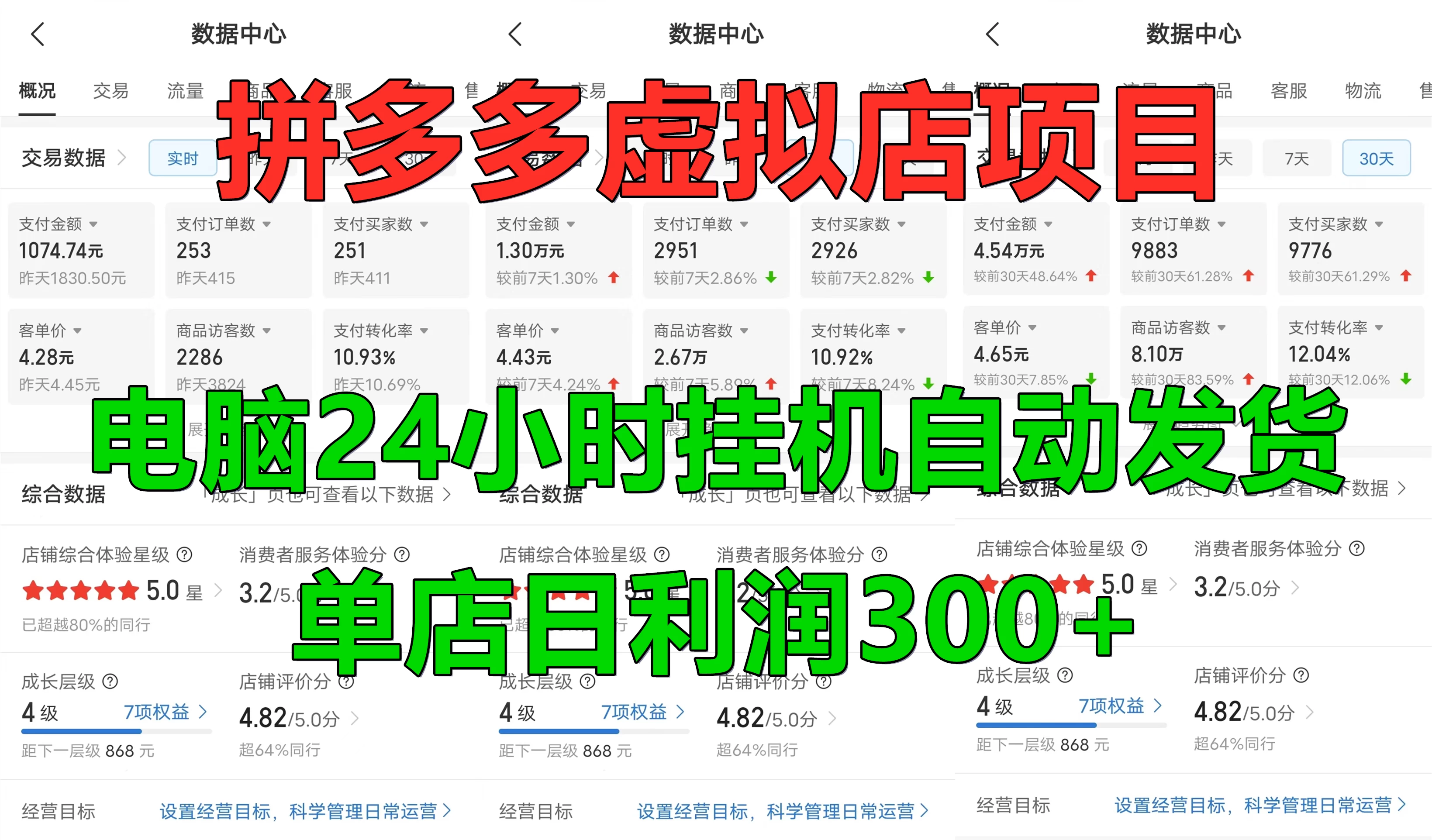 拼多多虚拟店项目，电脑挂机自动发货 - 友友资源