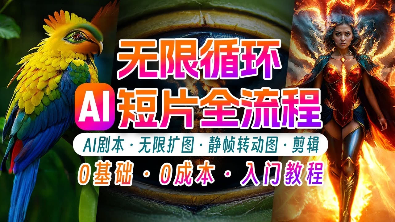 AI剪辑无限循环画面，新手小白轻松月入上万的秘技 - 友友资源