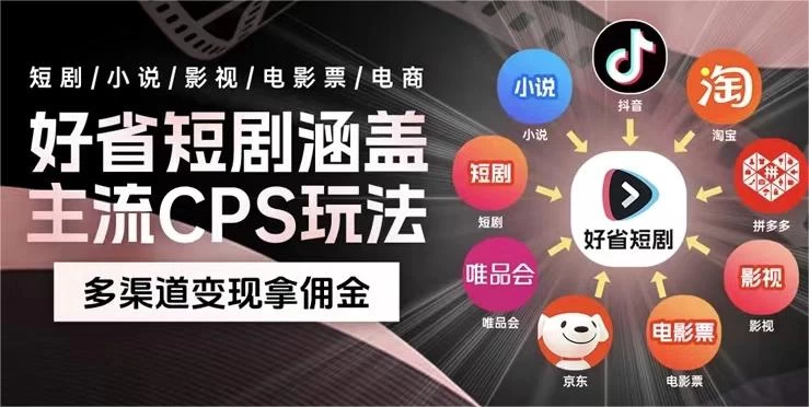 最新爆火好省短剧推广项目，傻瓜式操作日入 1000+ 上不封顶 - 友友资源