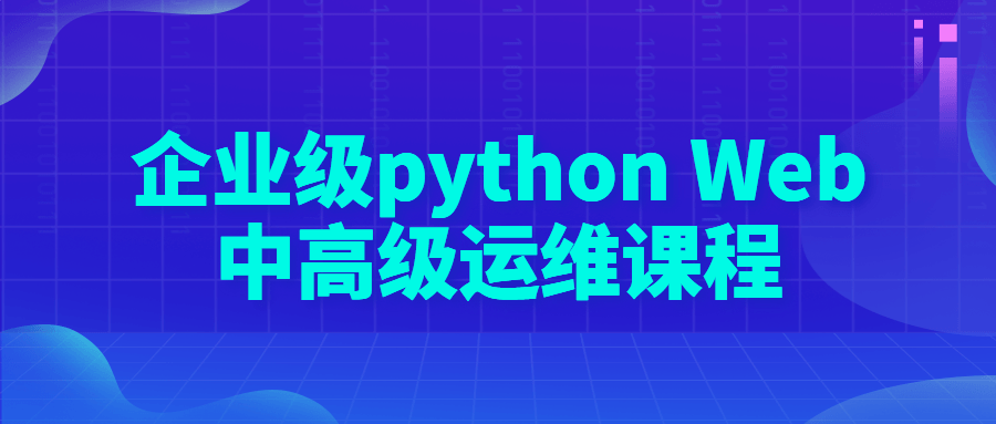 企业级 python Web 中高级运维课程 - 友友资源