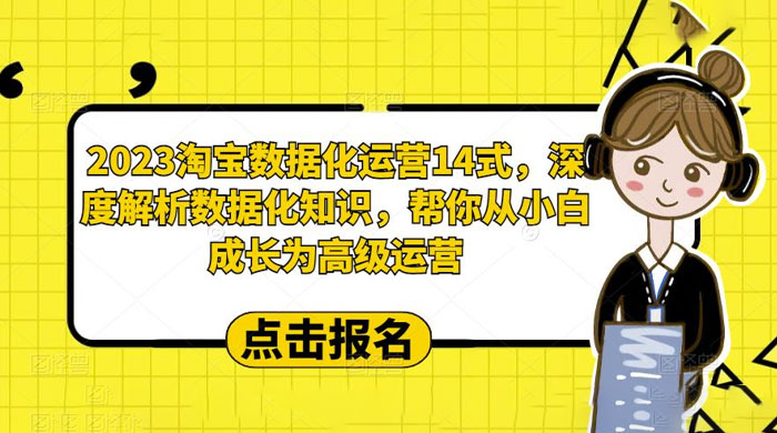 2023 淘宝数据化运营 14 式：深度解析数据化知识，帮你从小白成长为高级运营 - 友友资源