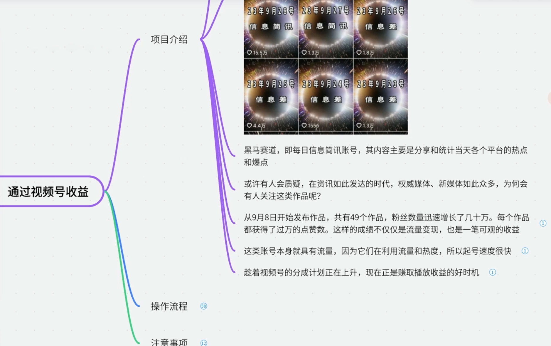 图片[2] - 黑马赛道每日信息简讯，起号超级快自带流量大，通过视频号收益 - 友友资源