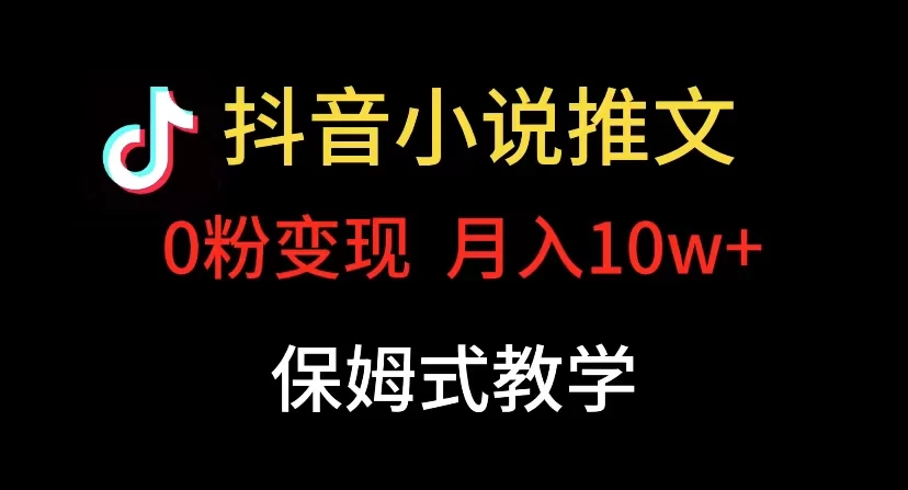 小说推文月入 10w，最适合小白上手，保姆式教学 - 友友资源