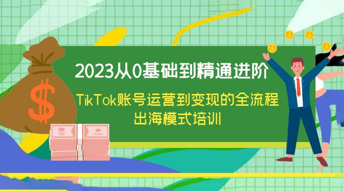 2023 从 0 基础到精通进阶，TikTok 账号运营到变现的全流程出海模式培训 - 友友资源