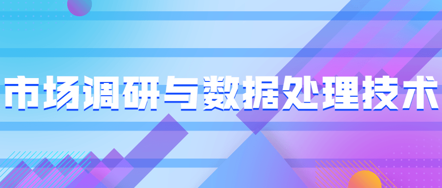 市场调研与数据处理技术 - 友友资源