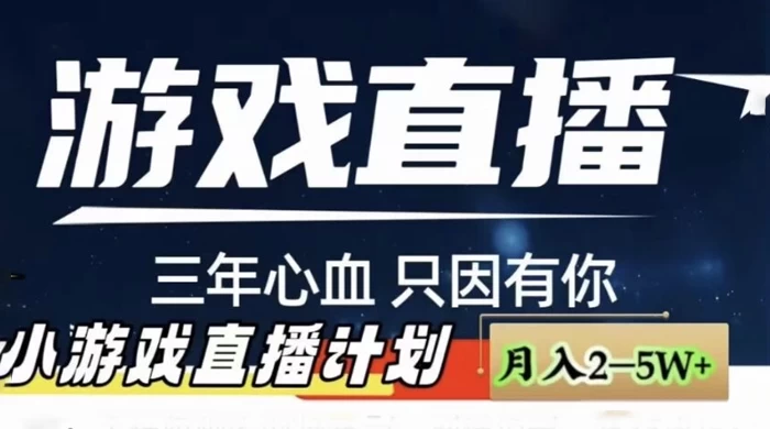 快手抖音小游戏直播月入 5-10 万，小白秒变大神 - 友友资源