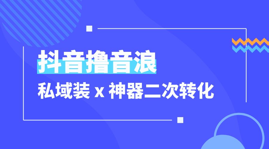 抖音撸音浪私域装 x 神器二次转化：单日变现超 500「详细操作教程」 - 友友资源