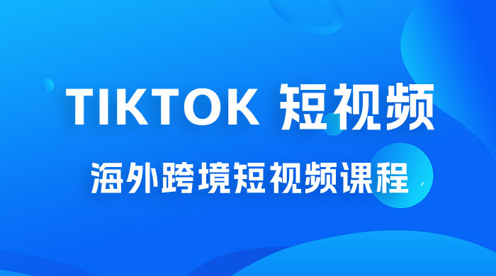 2023 TikTok 短视频底层实战：海外跨境短视频课程，实战即真理 - 友友资源