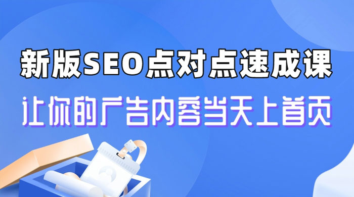 新版 SEO 点对点引流速成课：让你的广告内容当天上首页 - 友友资源